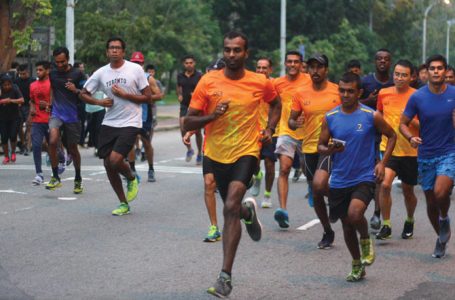 Colombo City Runners (CCR)  with  Omar Alif