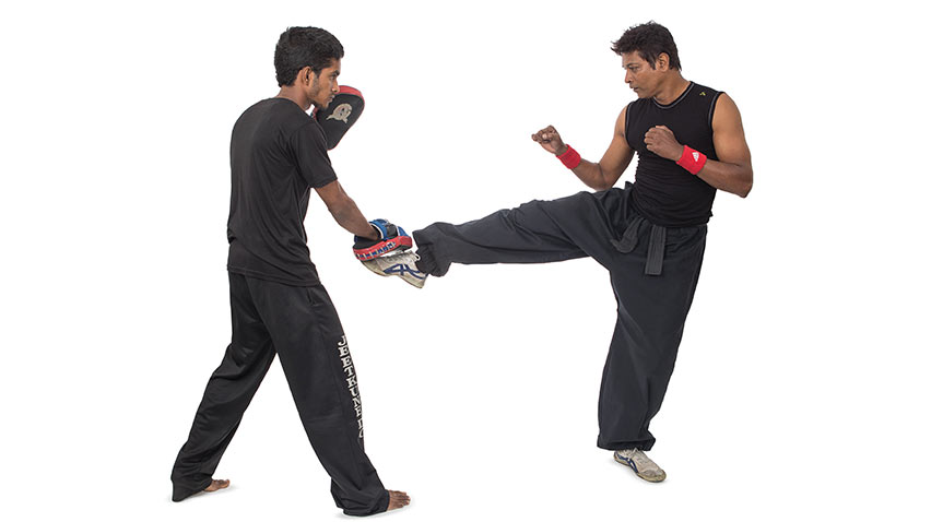 Jeet Kune Do The lead snap kick to the groin