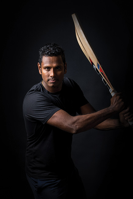 Angelo Mathews Family